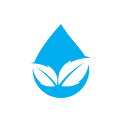 water drop Logo Template vector illustration design