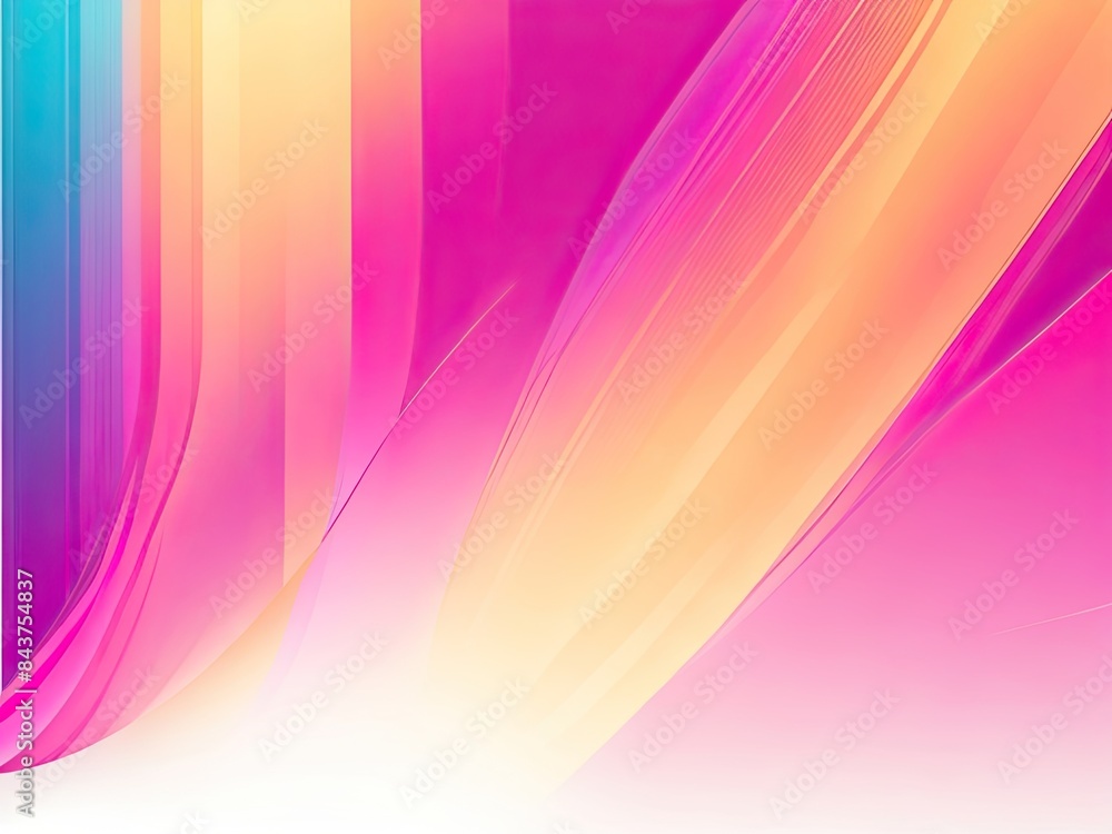 Poster modern multicolored gradient backdrop vector illustration with lines