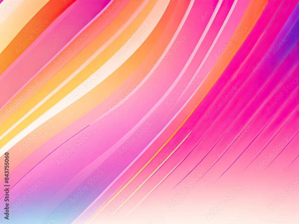 Poster modern multicolored gradient backdrop vector illustration with lines