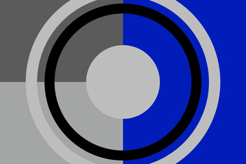 Modern vector dark background. Abstract dark design illustration with circle. 