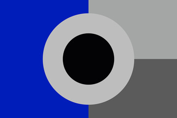 Modern vector dark background. Abstract dark design illustration with circle. 