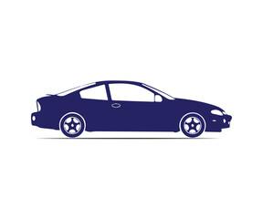car icon on white background isolated on white background