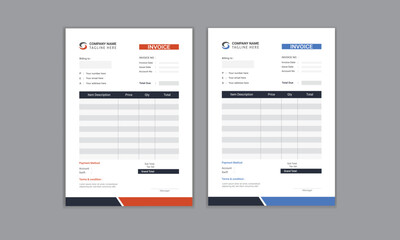 Business Invoice Design Template (Modern Invoice Design)