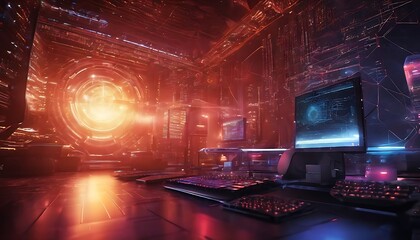 Naklejka premium light in the night