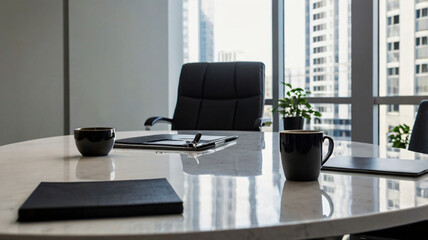 Modern office interior with table | Office environment 