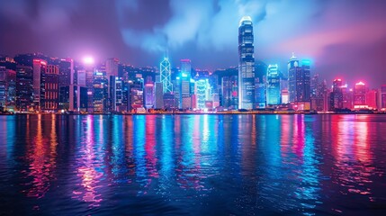 Fototapeta premium Smart cities leveraging IoT and data analytics to improve urban living and sustainability.