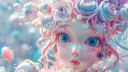 Kawaii Neural Network Art Explores Creativity and Expression in Digital Realms