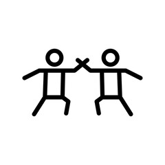 Karate Icon for Martial Arts, Self-Defense Training, and Fitness Classes Graphics