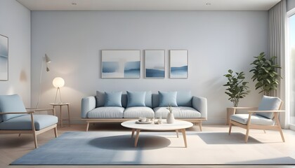 white and gold theme modern interior