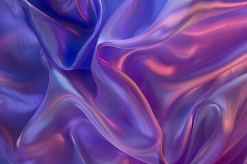 Obraz premium Luxurious silk fabric texture, abstract design with smooth waves and elegant patterns