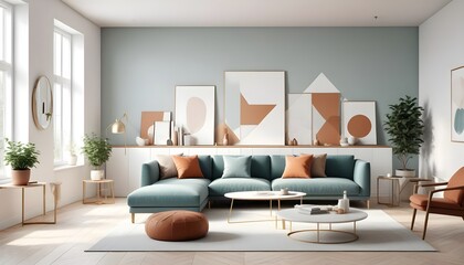 white and gold theme modern interior