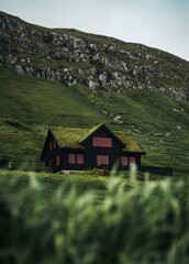 house in the mountains