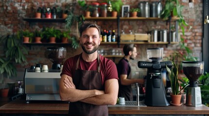 The Barista in Cafe