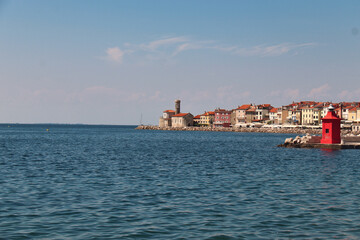
PANORAMIC VIEW OF THE CITY OF PIRAN IN SLOVENIA