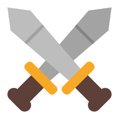 Swords flat icon