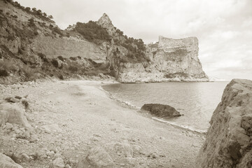 Moraig Cove Beach; Alicante; Spain