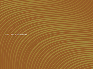 Abstract shining wave lines on brown background. Dynamic wave pattern. Modern wavy lines. Futuristic technology concept, for banners, posters, brochures, flyers, certificates, websites, etc.