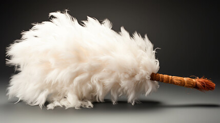 Duster on white background