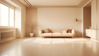 white and gold theme modern interior