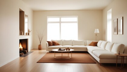 white and gold theme modern interior