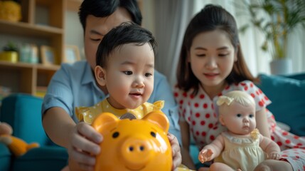 The Family Playing Time