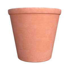 Classic terracotta clay pot. Realistic 3D illustration image 1 of a collection 