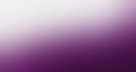 Purple illuminated spots on white, grainy color gradient background, noise texture effect, copy space	