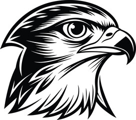 eagle head vector isolated on white background eps 10