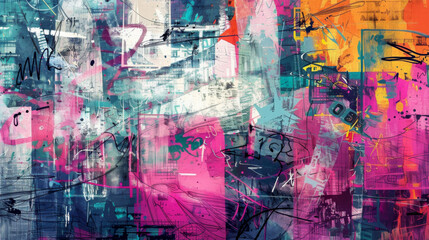 Obraz premium art design on wall background
