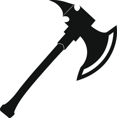 axe illustration isolated on white background eps 10