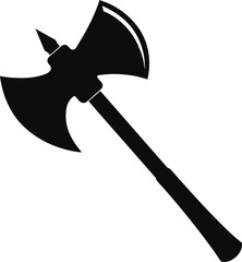 axe illustration isolated on white background eps 10