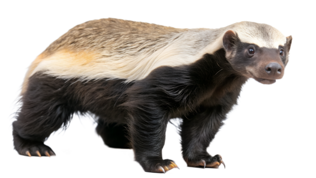 a honey badger. These remarkable mammals are known for their strength, ferocity, and toughness
