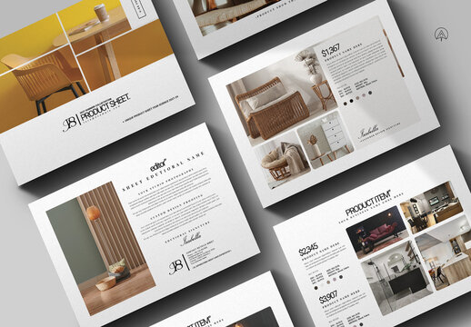 Product Sheet Landscape Template