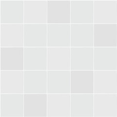 Seamless texture pattern of white gray tile floor or wall. New clean surface in top view for background. Decorative finishing material for decoration in bathroom or kitchen. Vector illustration.