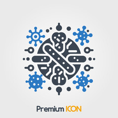 Fototapeta premium Infectious Disease Icon