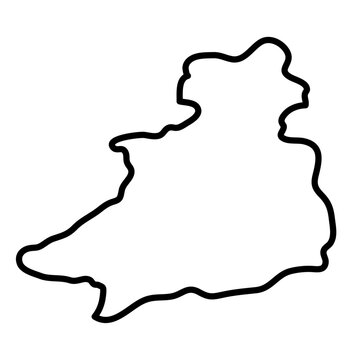 Jendouba vector map