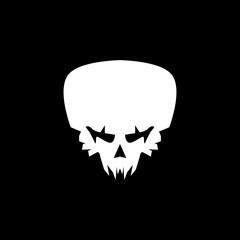 Cool skull logo. Skull vector illustration.