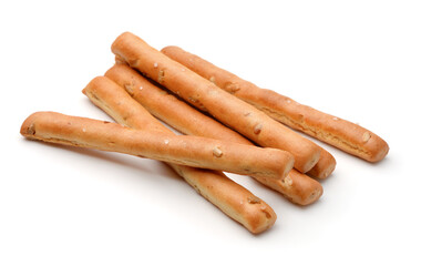 Traditional italian breadsticks grissini