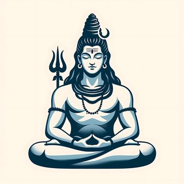 recommend clip art: lord shiv jee illustration