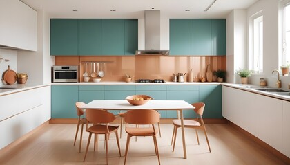 white and gold theme modern interior