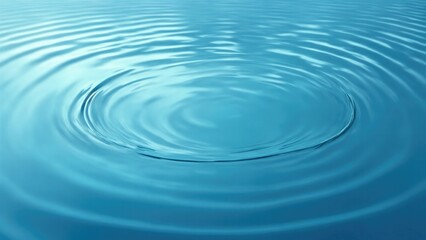 Smooth water ripple Cyan Background