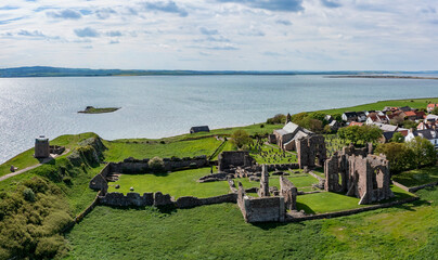 Lindisfarne Priory and St Cuthberts Isle