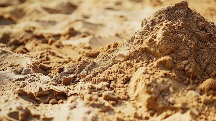 Animal waste turns into sand
