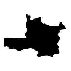 North-Western Province vector map