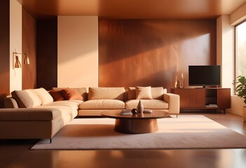 white and gold theme modern interior