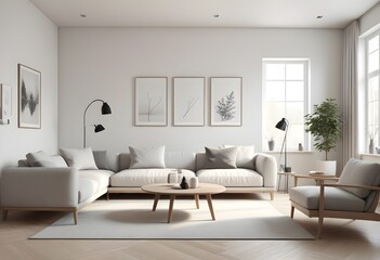 white and gold theme modern interior