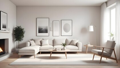 white and gold theme modern interior