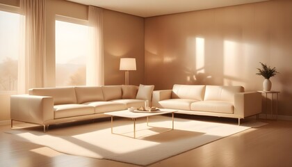 white and gold theme modern interior