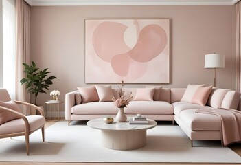 white and gold theme modern interior