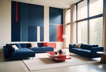 white and gold theme modern interior